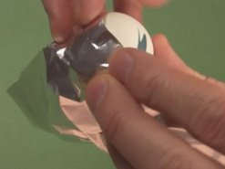 2. Wrap the ball in aluminum foil for the ball cyclotron/
      electrostatic accelerator.