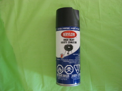 Krylon BBQ and Stove spray paint
      for the ball cyclotron/electrostatic accelerator.
