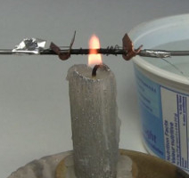 Heating the nitinol wire/shape memory alloy to make it
      remember a coil shape.