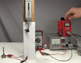 Measuring the equivalent mass of the nitinol spring when
      returning to its remembered shape.