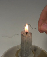Restoring the remembered shape by heating the nitinol wire to 
      its transistion temperature.