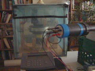 QuickTime movie of the non-conventional propulsion experiement
        involving a rotating charged cylinder.