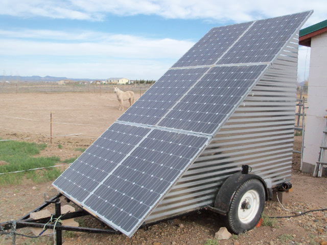 Mobile solar power system